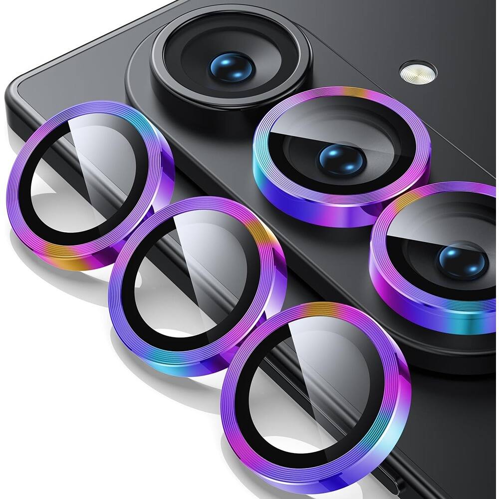 Front. RTMB - Galaxy Z Fold 7 Camera Lens Protector – Tempered Glass, Anti-Scratch, Colorful - Colorful.