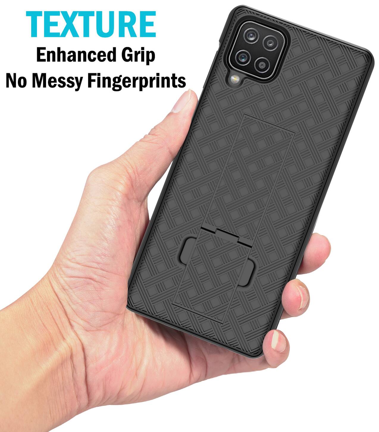 TEXTURE  
Enhanced Grip  
No Messy Fingerprints