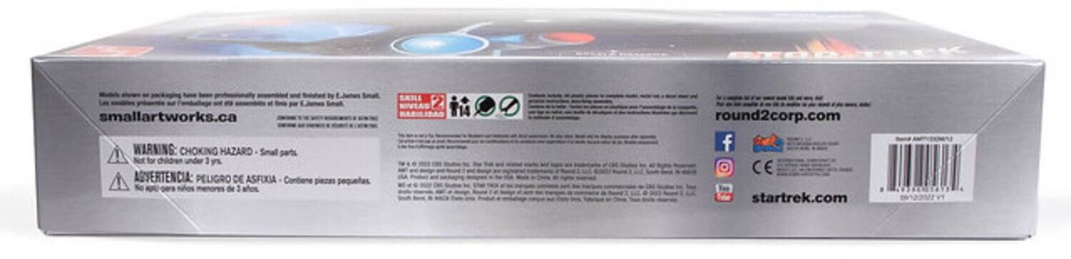 by smallartworks.ca  
WARNING: CHOKING HAZARD - Small parts. Not for children under 3.  
ADVERTENCIA: PELIGRO DE ASFIXIA - Contiene piezas pequeñas. Niños de 3 años.  

SKRLI 2 RVIAS BABILIDAS  
round2corp.com  

C E m  
Tate startrek.com 500