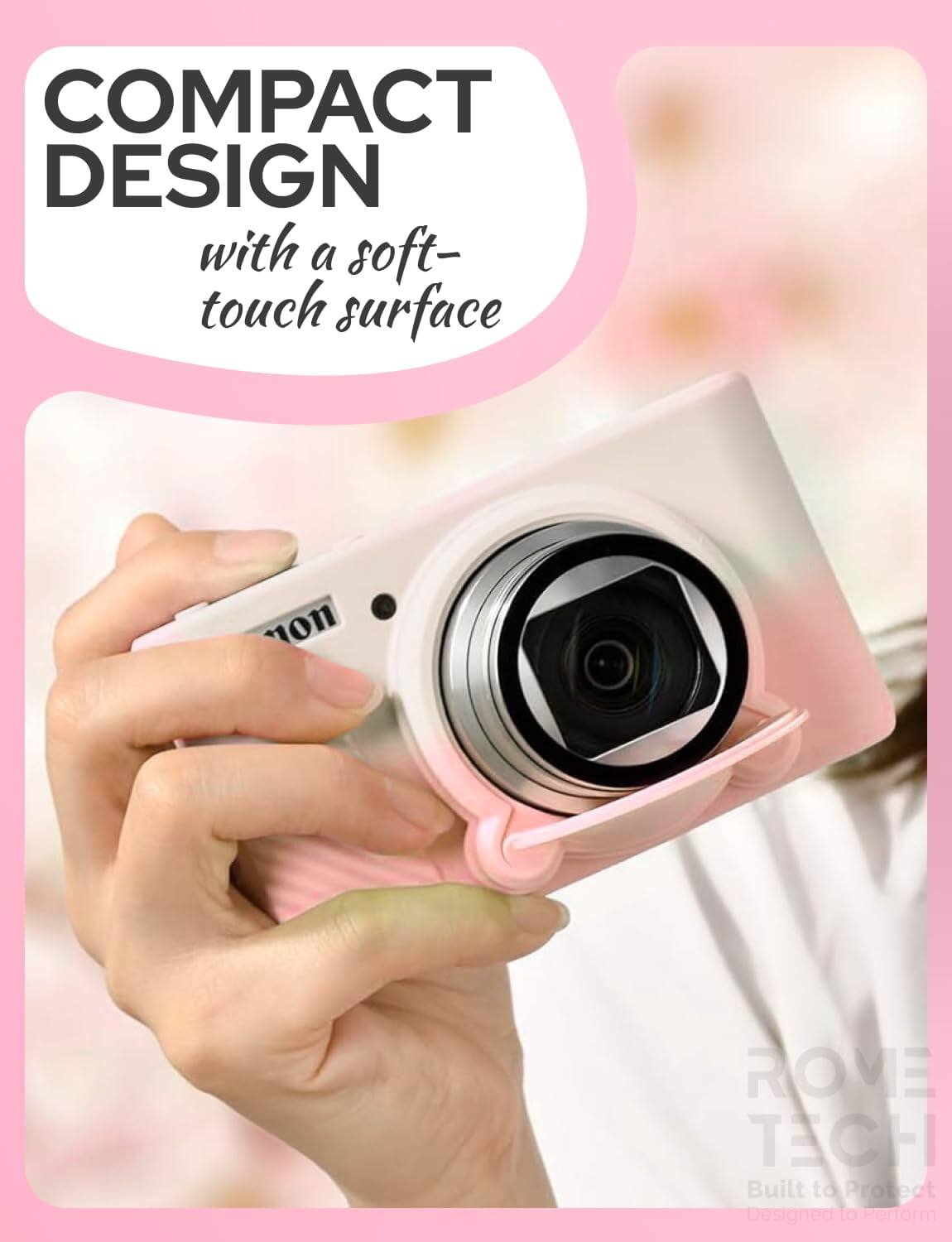 COMPACT DESIGN with a soft-touch surface  
Built to Protect  
Designed to Perform