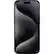 Left. Apple - iPhone 15 Pro 128GB 6.1" 5G Fully Unlocked, Titanium - Black.