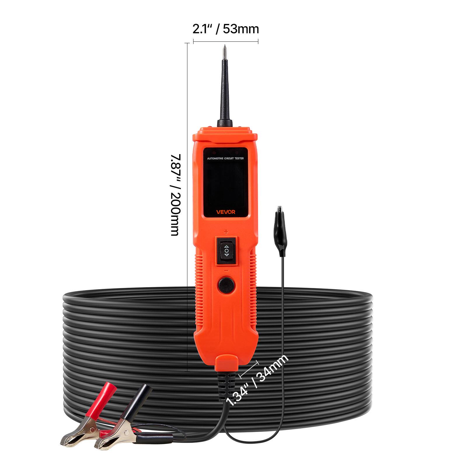 2.1" / 53mm  
7.87" / 200mm  
1.34" / 34mm  
VEVOR