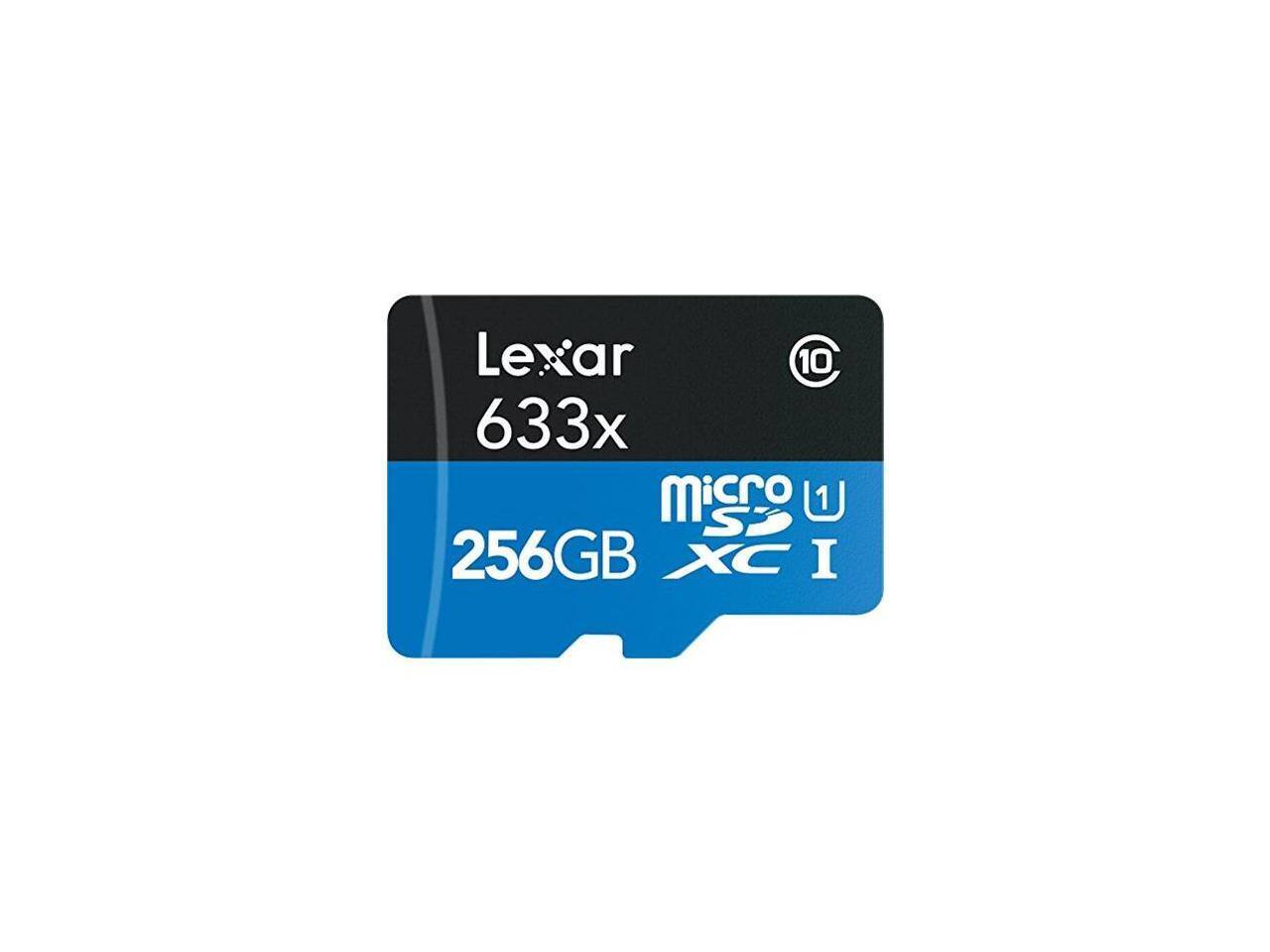 Lexar High Performance 633x 256GB microSDXC Flash Memory Model