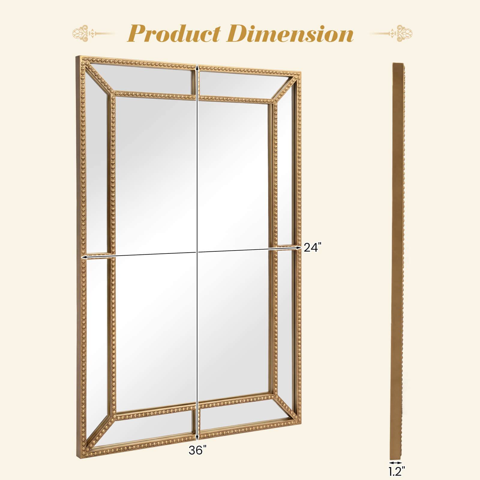 Product Dimension  
24" x 36" x 1.2"