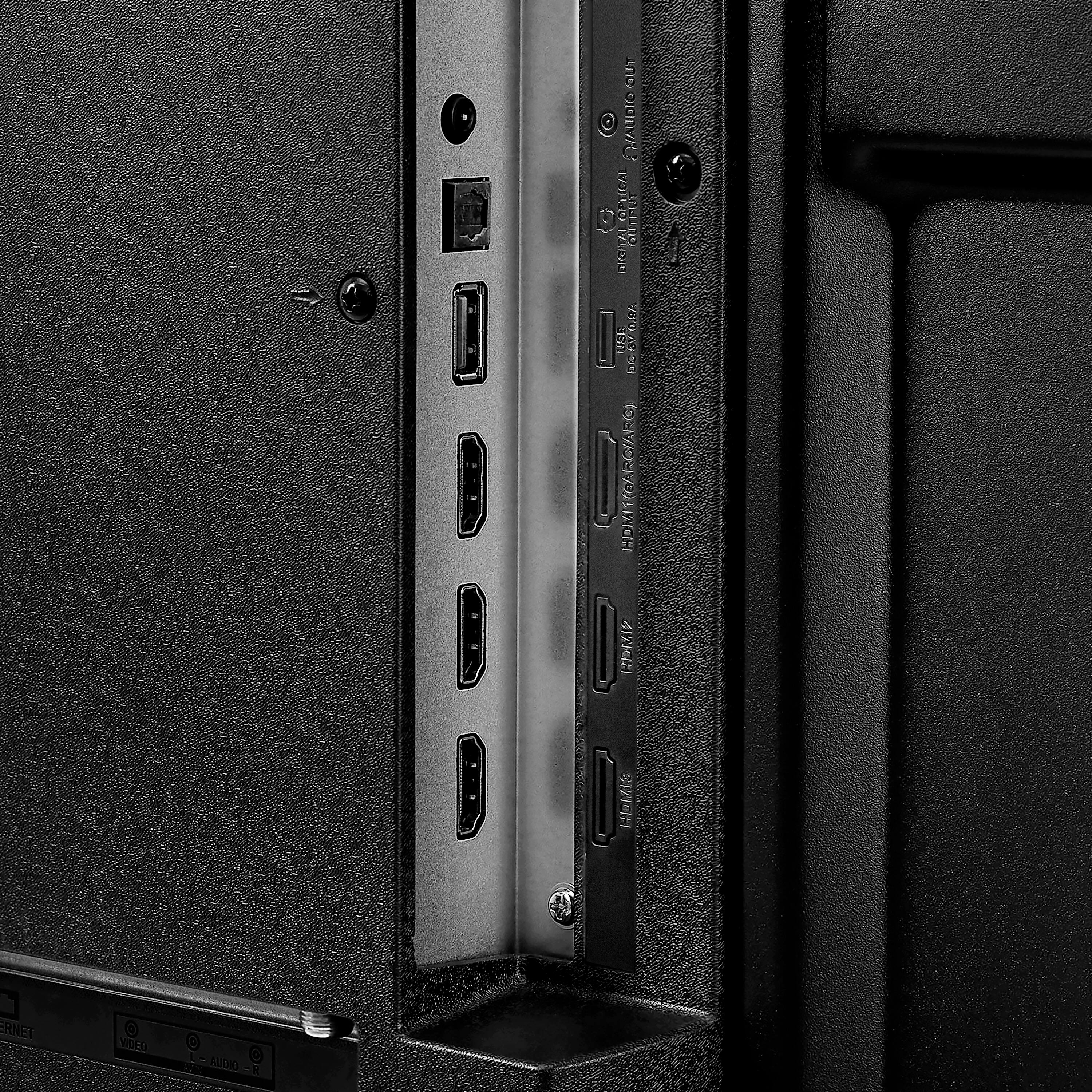 The text on the image reads: "HDMI, VGA, USB, LAN, COM, RS232, GPIB, PS/2, Parallel, USB, Audio, MIDI, RS422, RS485, Ethernet, Video, FireWire."