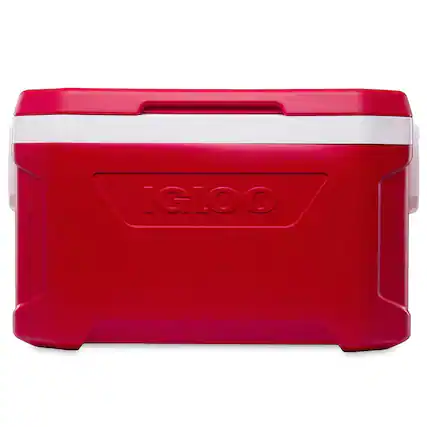 Front. Igloo - IGLOO Profile II 50 Qt Cooler, Red Star - Red Star.