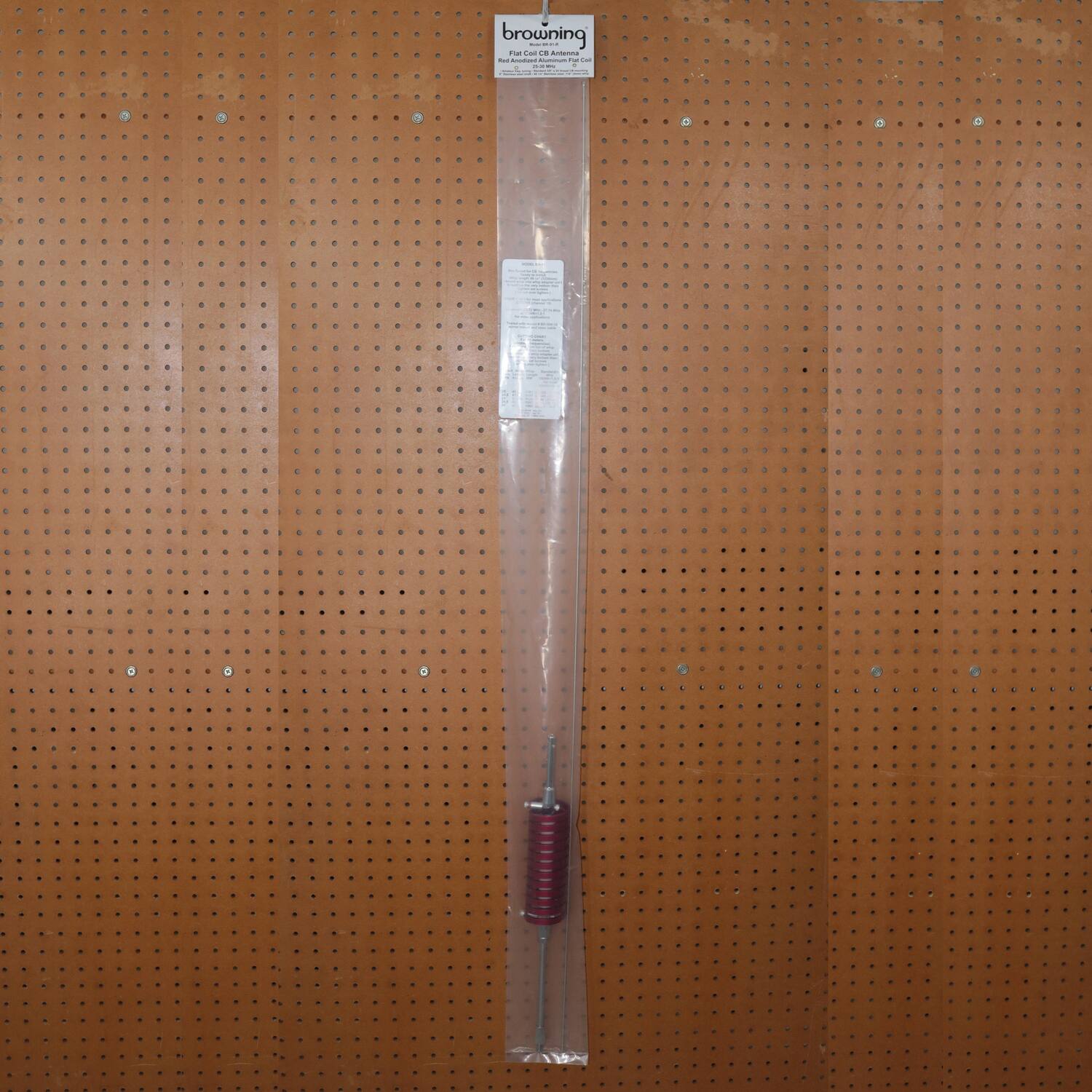 Alt View 1. Browning - Browning Br-91-r Br-91 63-in. 15,000-watt Flat-coil Cb Antenna With 6-in. Shaft (red) - Red.