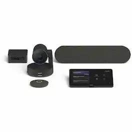 Logitech - Medium Microsoft Teams Rooms with Tap + Rally System + ASUS® NUC - For Collaboration Space, Video - Graphite