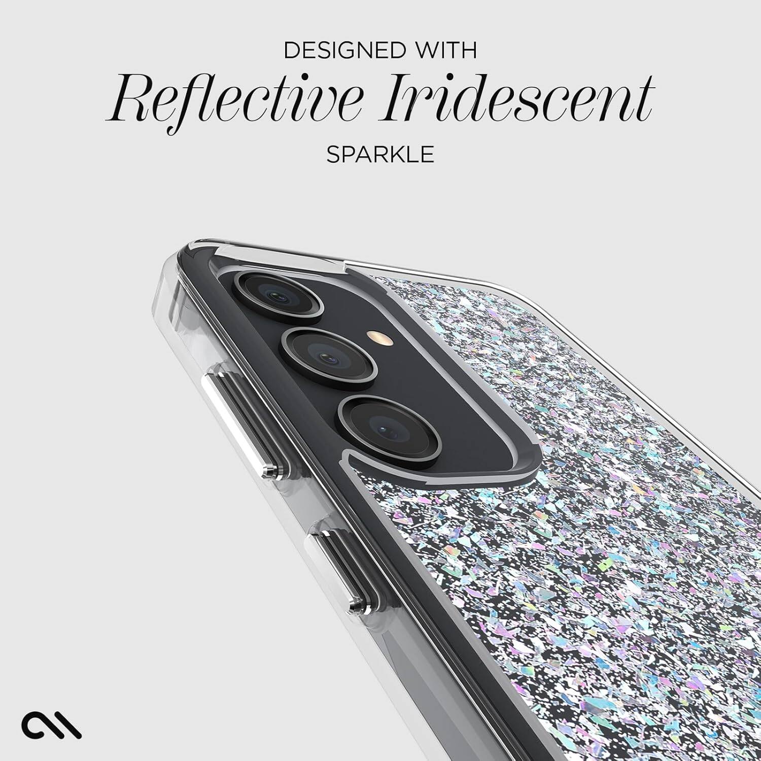 DESIGNED WITH  
Reflective Iridescent  
SPARKLE