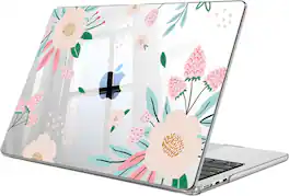 Fintie - Case for MacBook Air 13.6 Inch A2681 A3113 A3240 A3449 with M2 M3 M4 M5 Chip(2022-2026 Release) Snap On Hard Shell Cover - Camellia