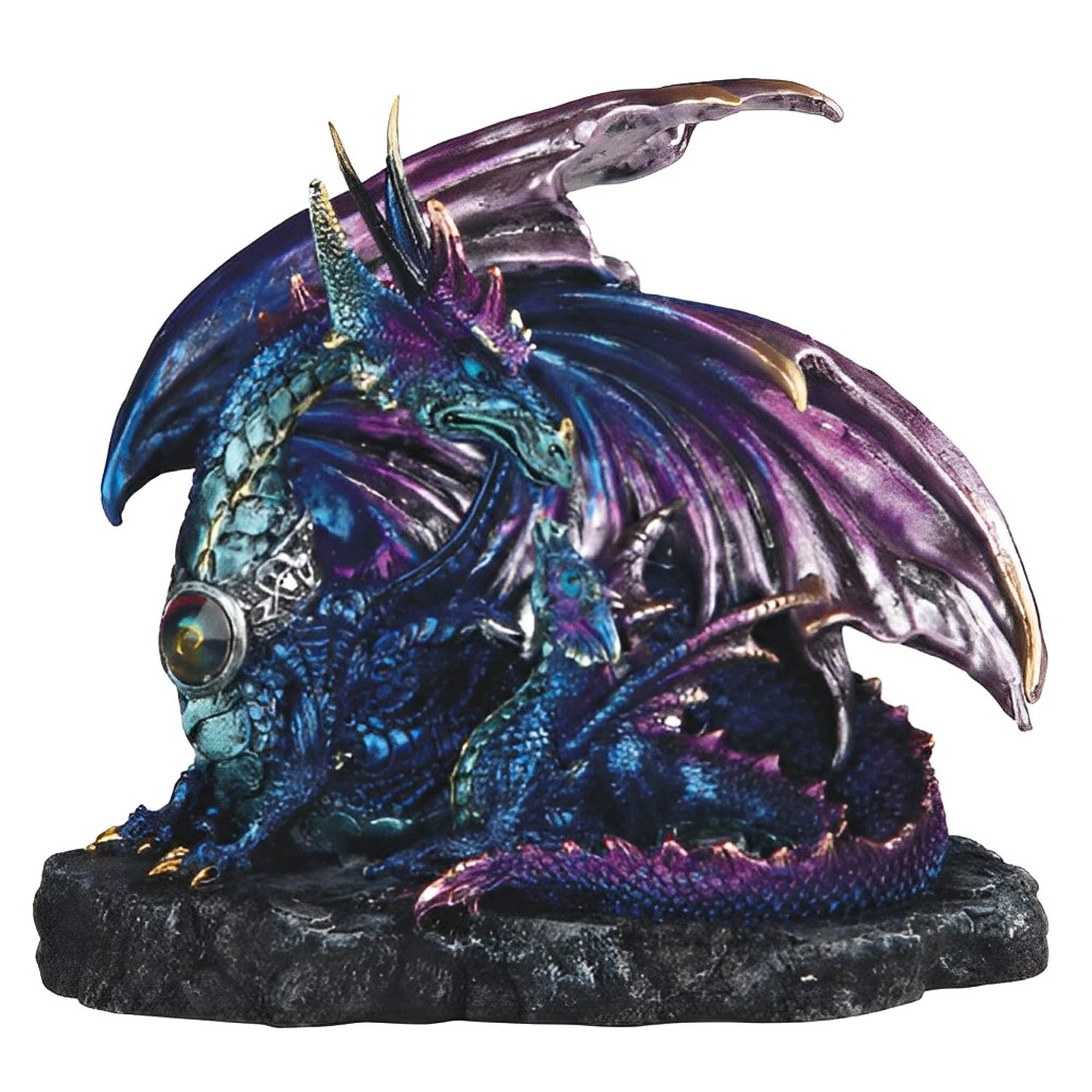 FC Design - 7"W with Baby Dragon Figurine Statue Office/Computer Desk Tabletop Medieval Gaming Home Decor Gift - Multi-Color