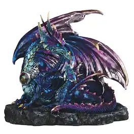 FC Design - 7"W with Baby Dragon Figurine Statue Office/Computer Desk Tabletop Medieval Gaming Home Decor Gift - Multi-Color