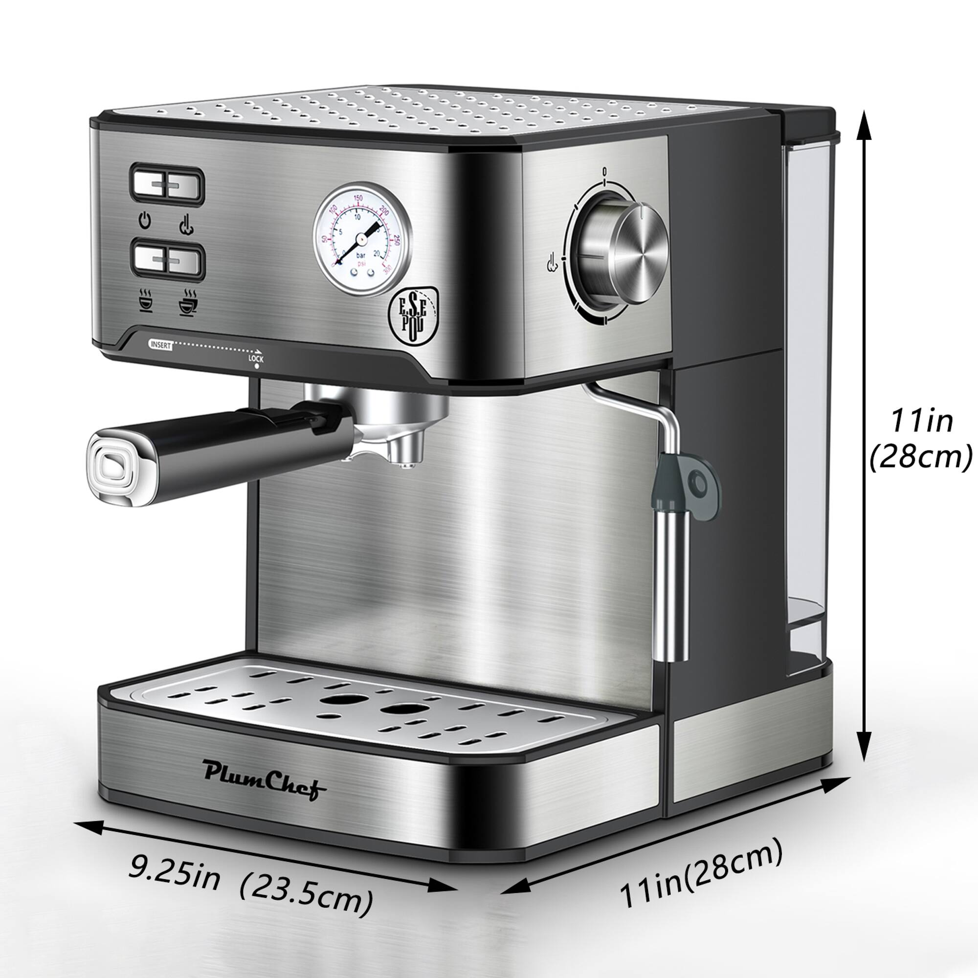 D & 1 + . in : + 11 PART MA LOCK 0 2 SE S E E P 1 11in (28cm) PlumChef Plum 9.25in (23.5cm) 11in(28cm)