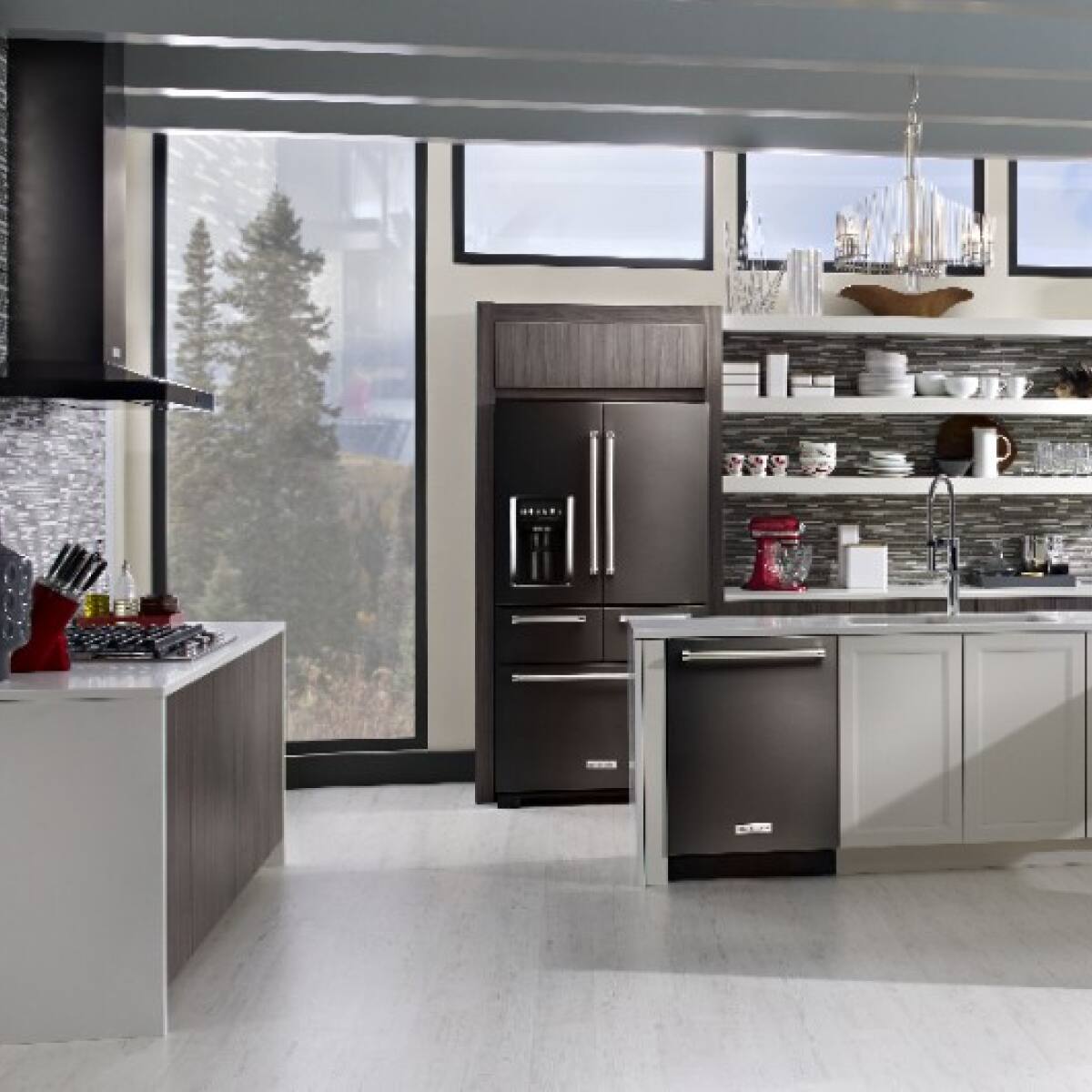 Alt View 9. KitchenAid - KitchenAid - 25.8 Cu. Ft - Black Stainless Steel with PrintShieldâ„¢ Finish.