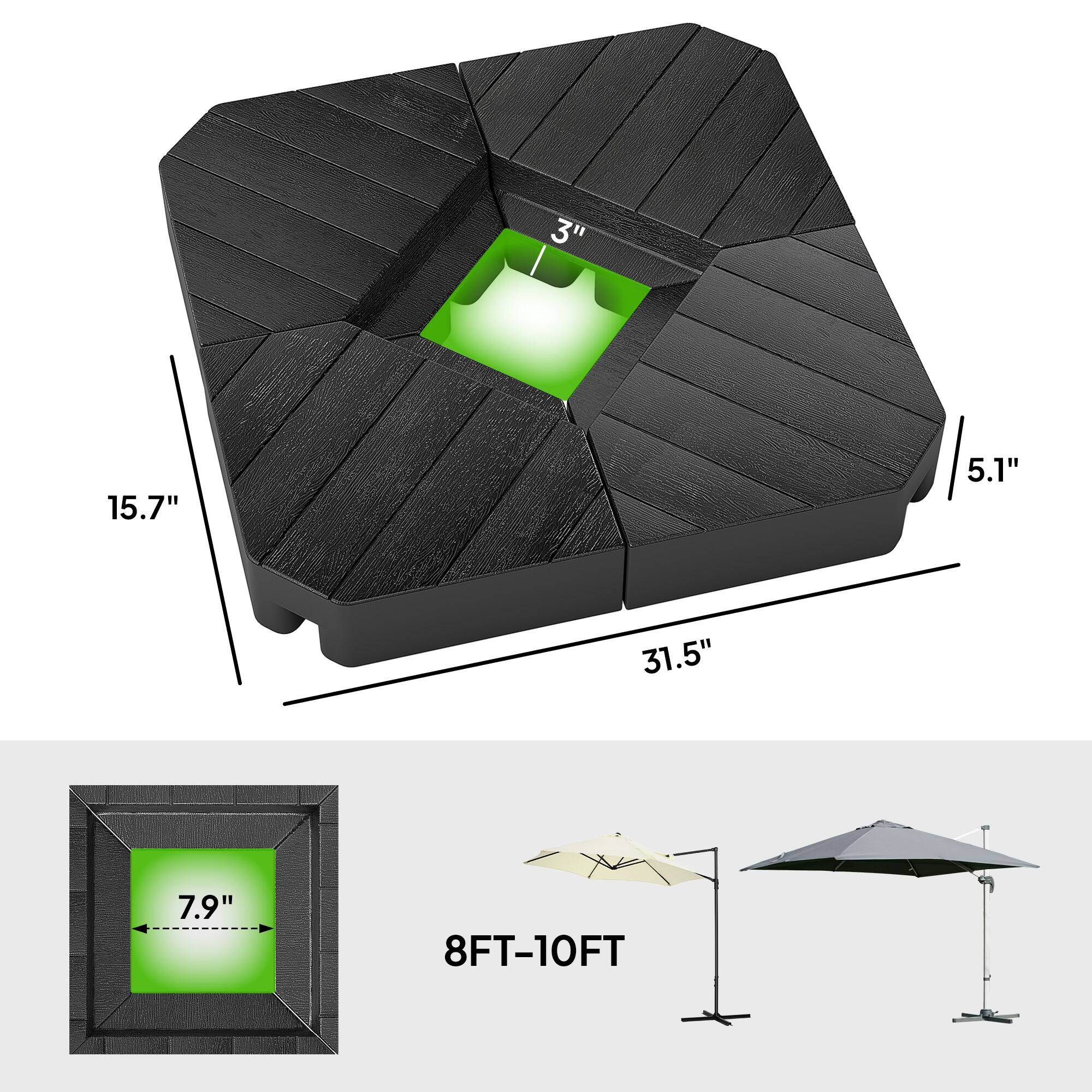 3", 5.1", 15.7", 31.5", 7.9", 8FT-10FT