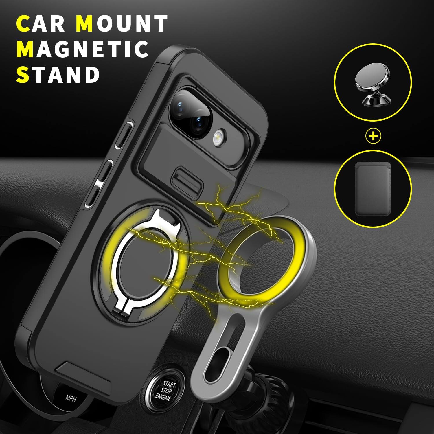 CAR MOUNT MAGNETIC STAND

MPH

START STOP ENGINE