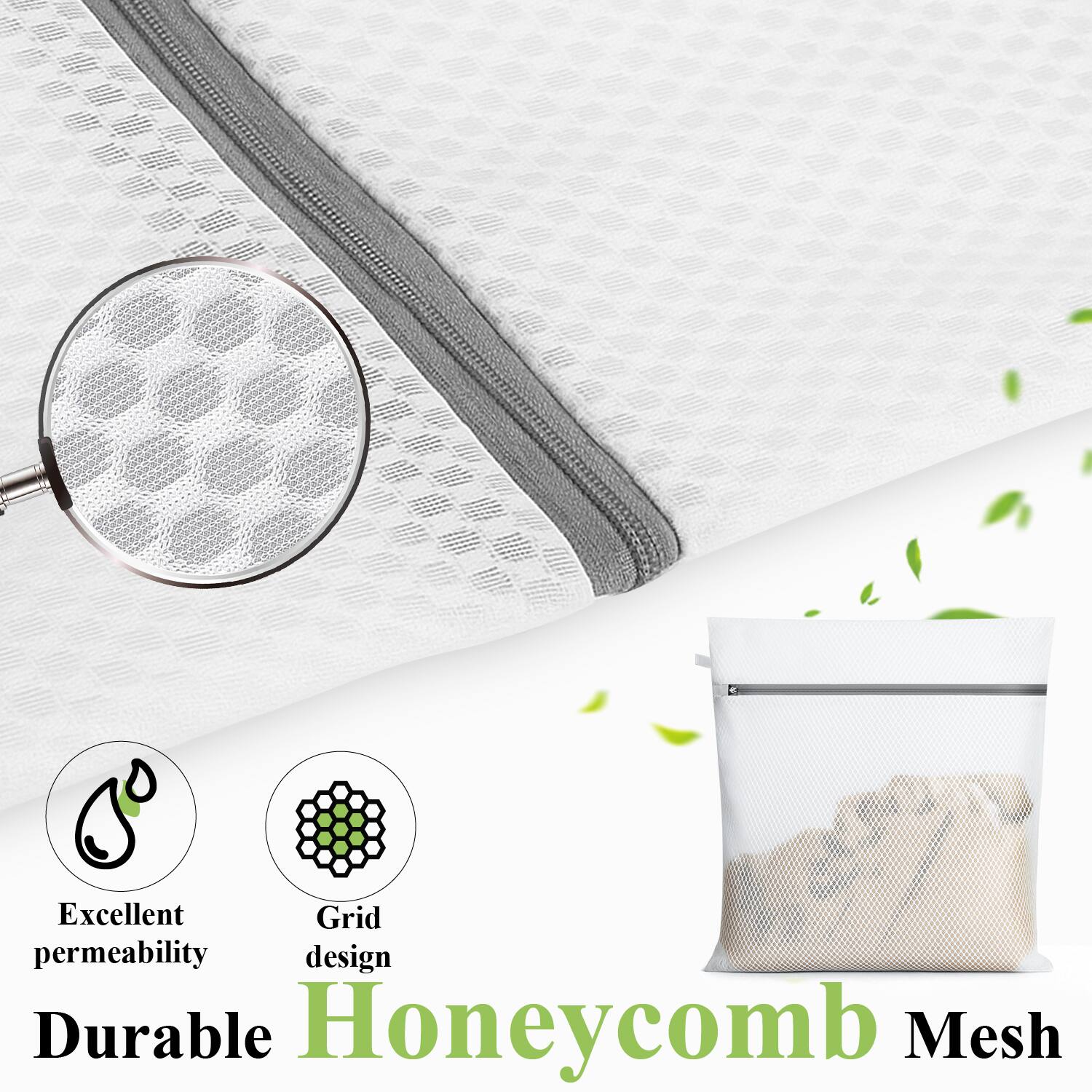 Excellent permeability  
Grid design  
Durable Honeycomb Mesh