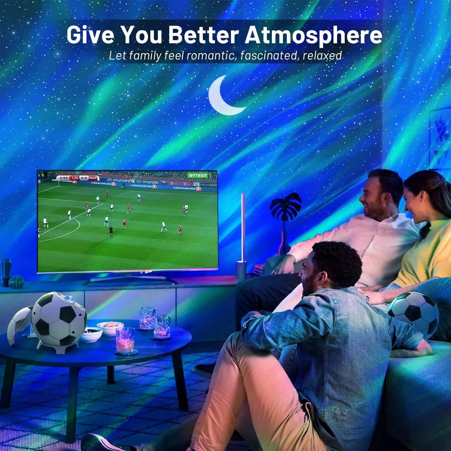 Give You Better Atmosphere  
Let family feel romantic, fascinated, relaxed