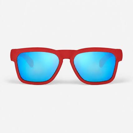 Front. OhO sunshine - OhO Sunshine Smart Bluetooth Audio Sunglasses, Open-Ear Speakers, AI APP, 10-Hour Battery, UV400 Polarized - RED.