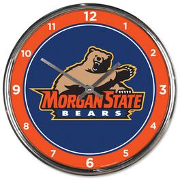 WinCraft - Morgan State Bears Team Chrome Wall Clock - Multicolor