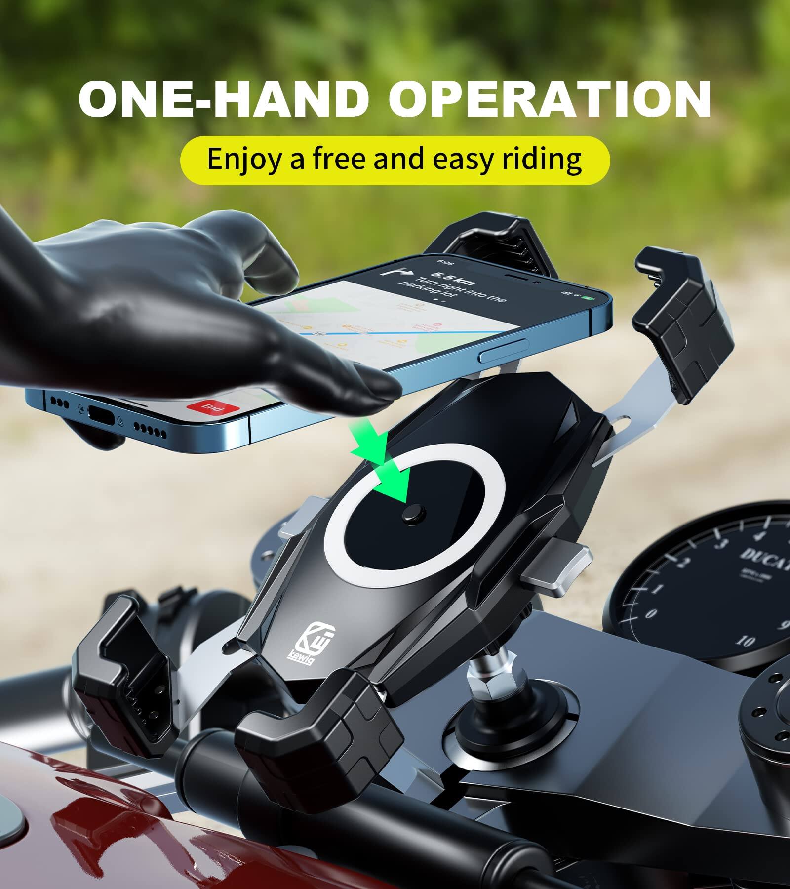 ONE-HAND OPERATION  
Enjoy a free and easy riding