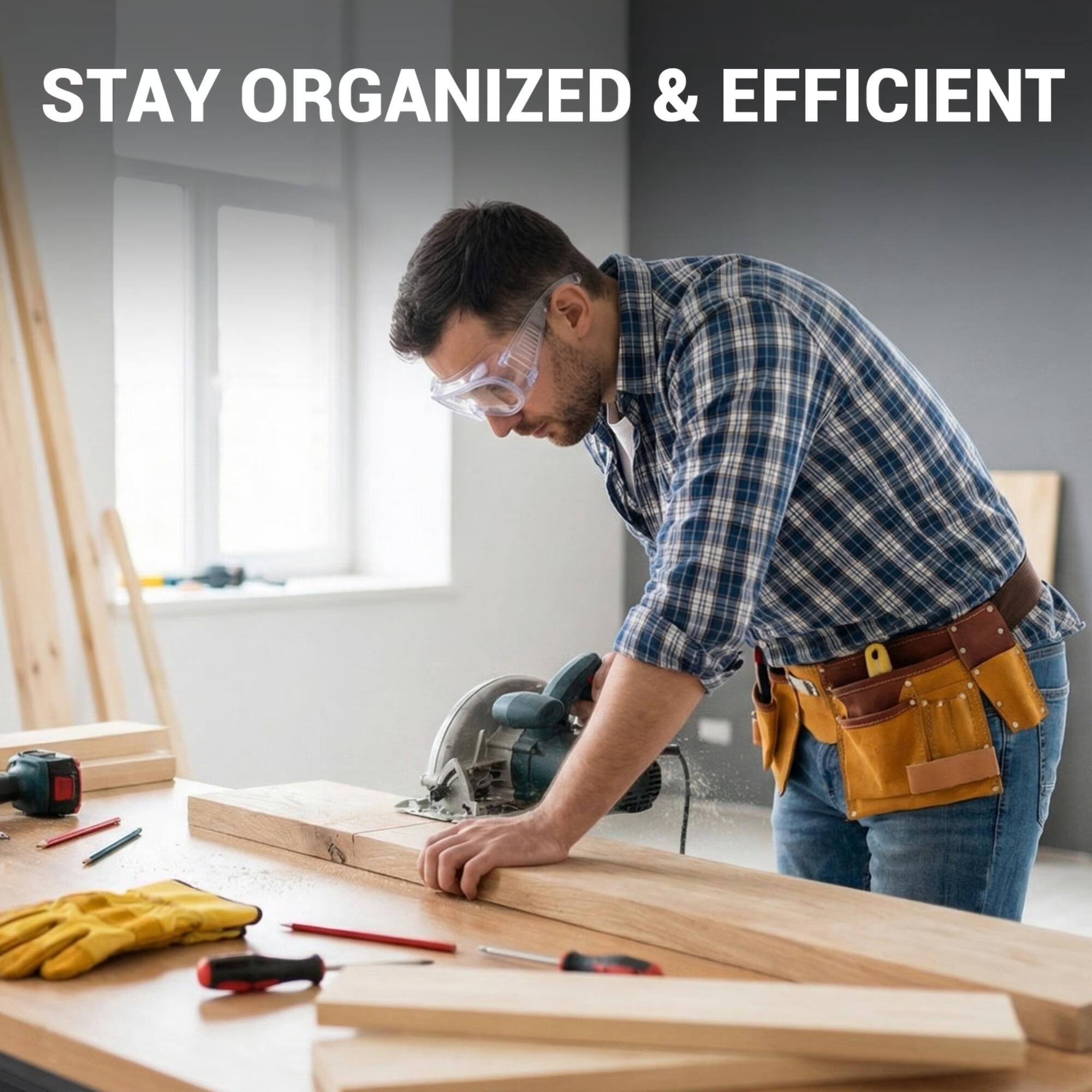 STAY ORGANIZED & EFFICIENT