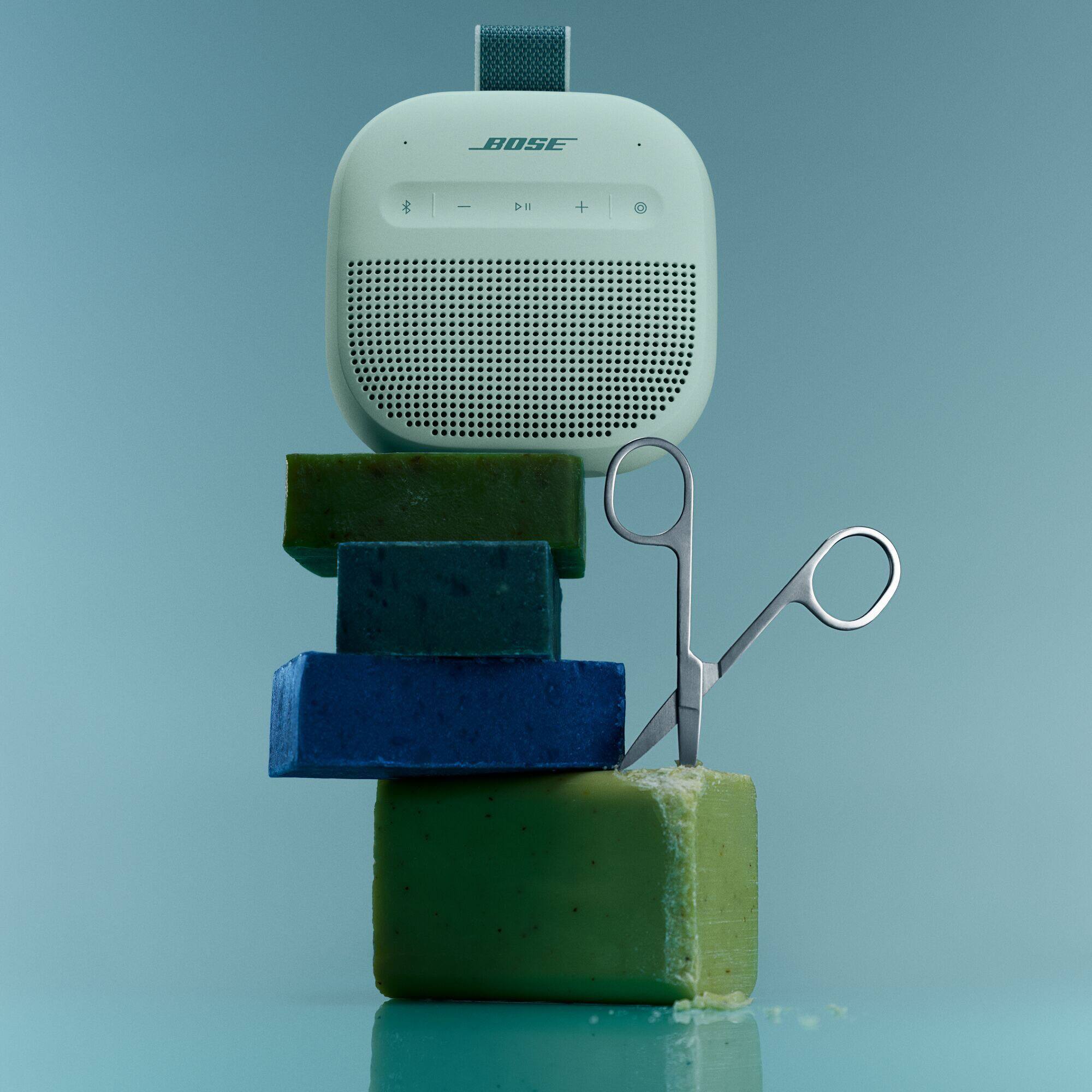 Alt View 2. Bose - SoundLink Micro (2nd Gen) Portable Bluetooth Speaker with Waterproof / Dustproof Design - Dewdrop Mint.