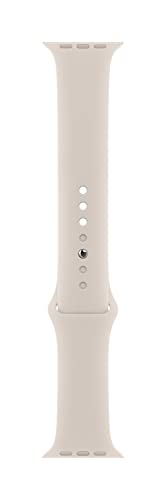 Apple - Watch Band - Sport Band (45mm) - Starlight - Regular - Off-White