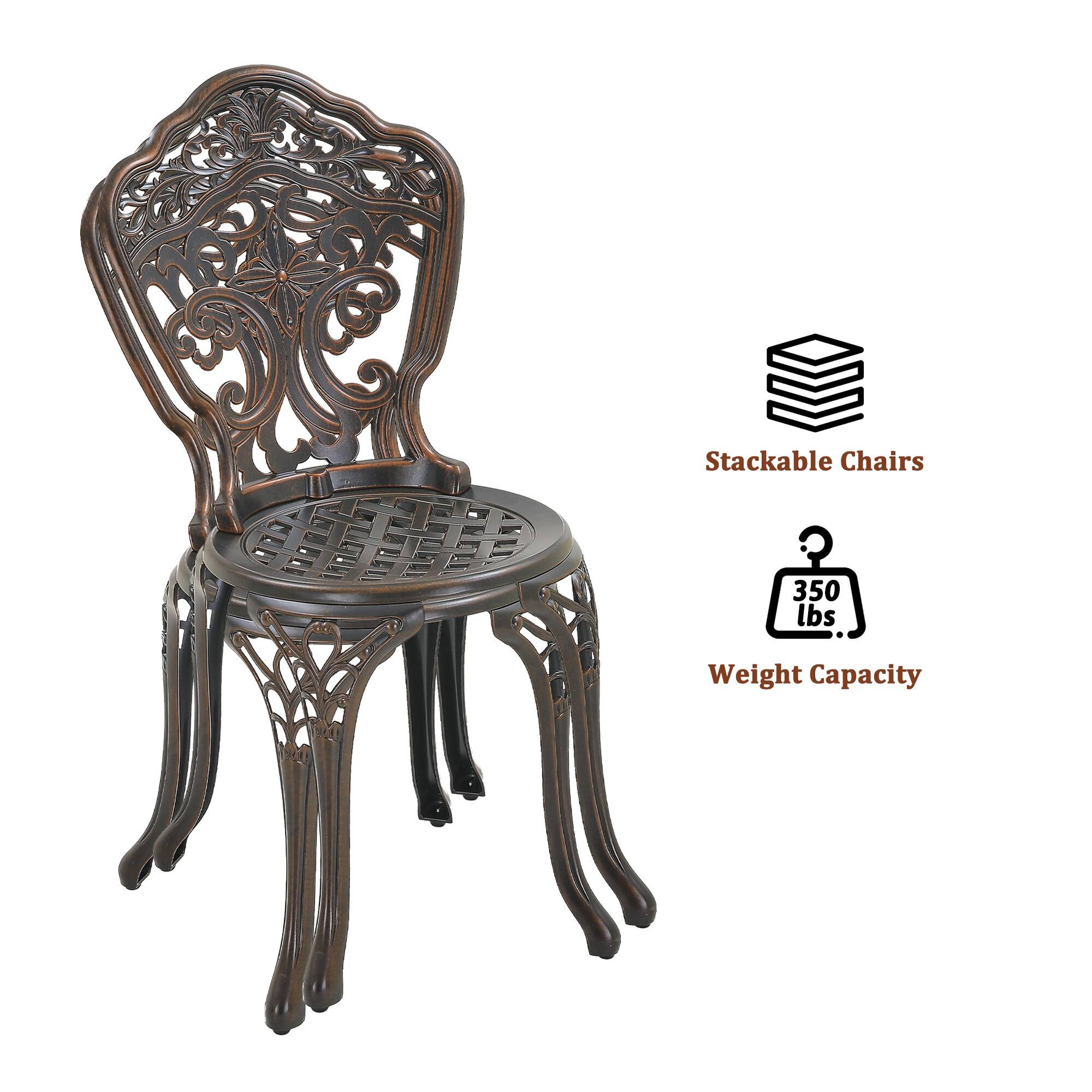 Stackable Chairs  
350 lbs Weight Capacity