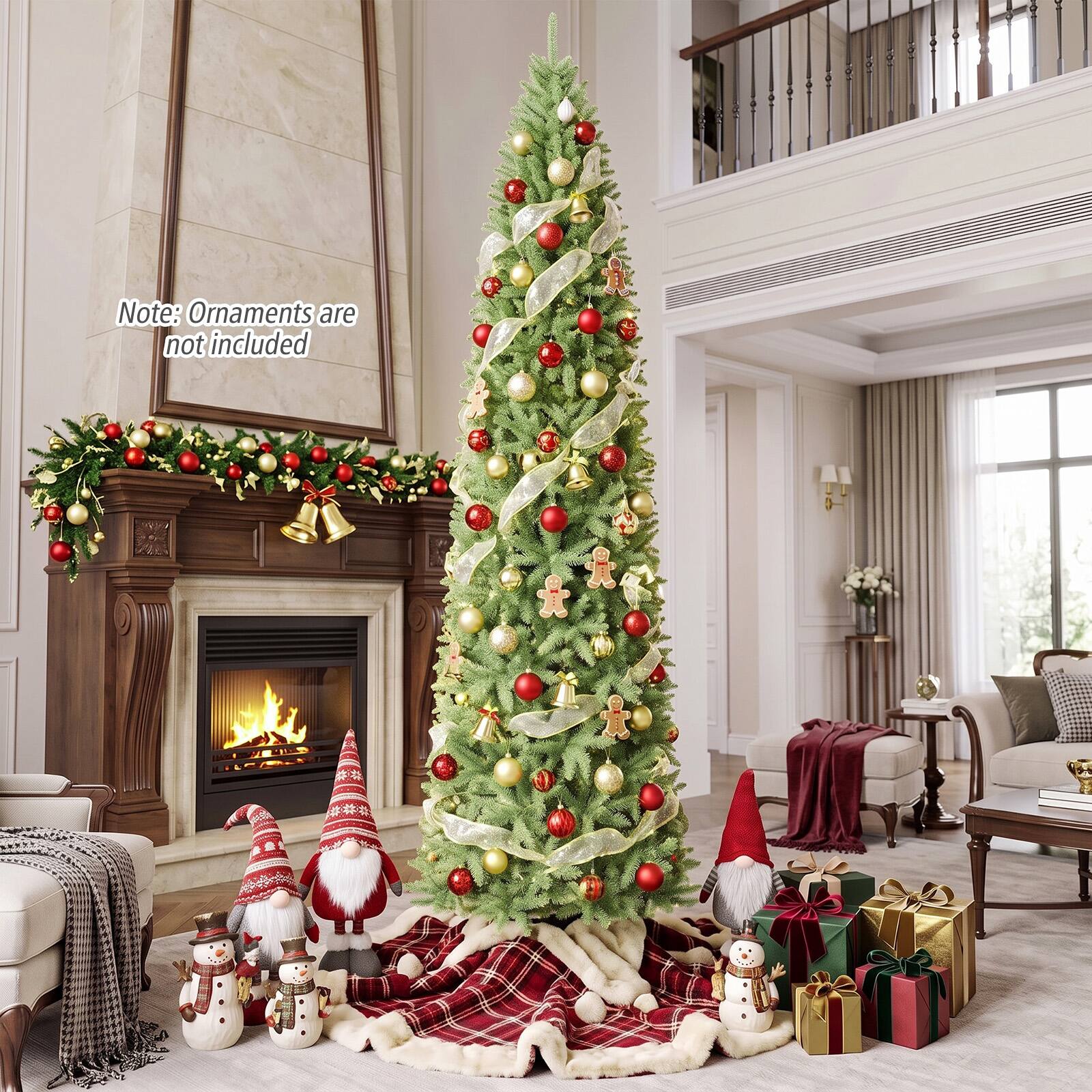 Note: Ornaments are not included