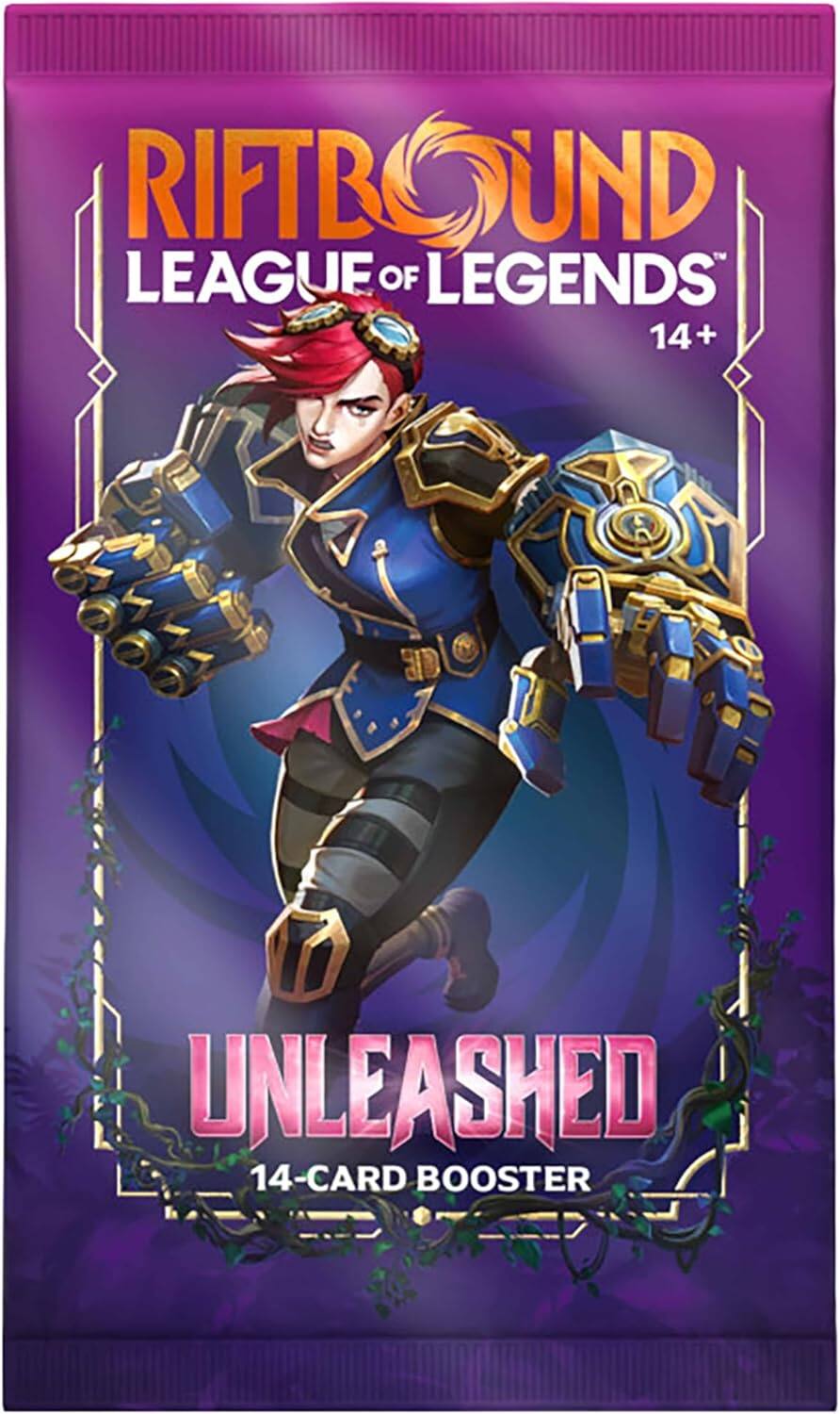 RIFTBOUND LEAGUE OF LEGENDS 14+ UNLEASHED 14-CARD BOOSTER