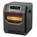 Front. Lifesmart - 6 Element Infrared Heater with Front Air Intake - Black.
