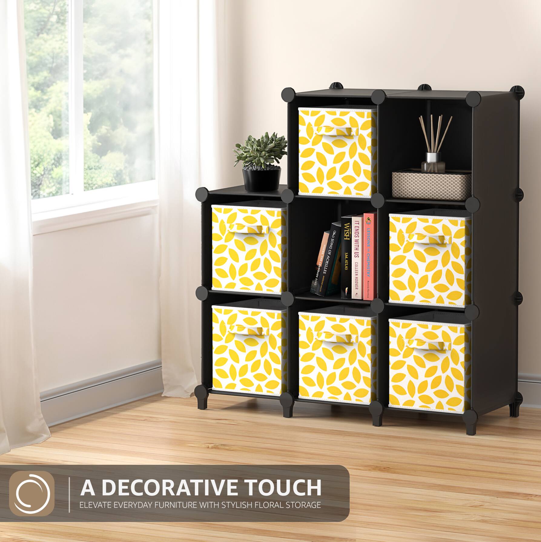A Decorative Touch  
Elevate Everyday Furniture with Stylish Floral Storage
