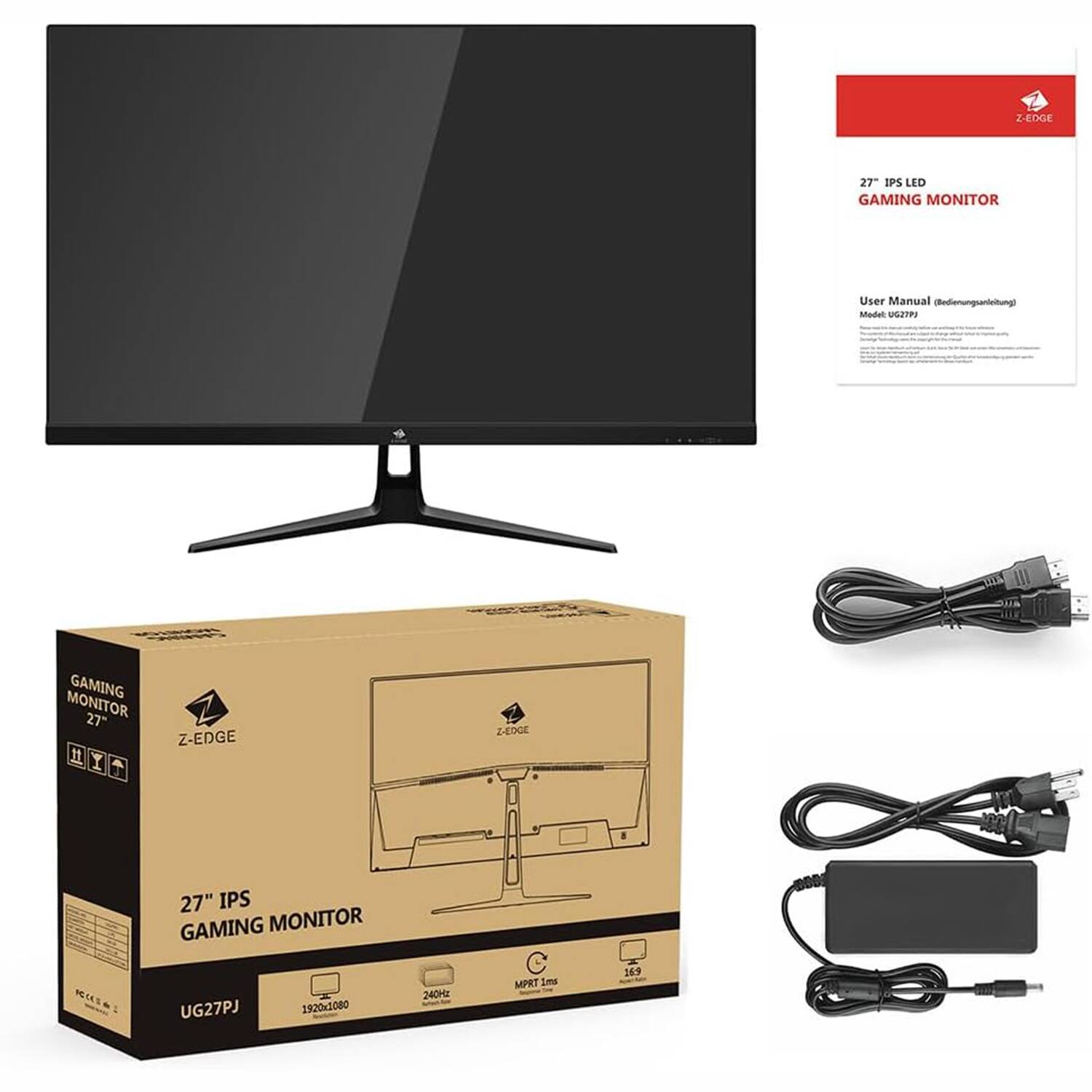 Z-EDGE UG27PJ 240hz ゲーミングモニター Z Edge UG27PJ 27