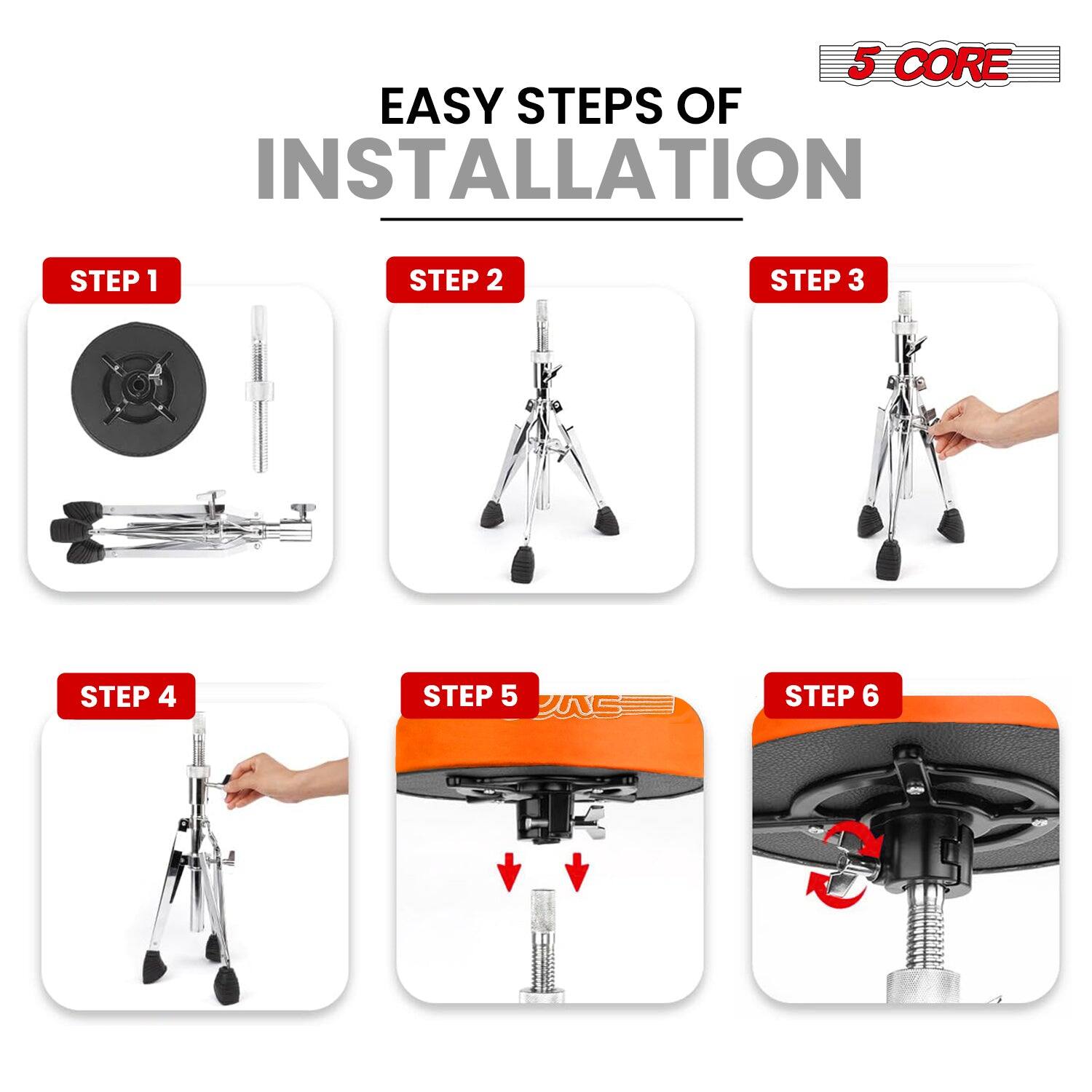5 CORE EASY STEPS OF INSTALLATION

STEP 1

STEP 2

STEP 3

STEP 4

STEP 5

STEP 6