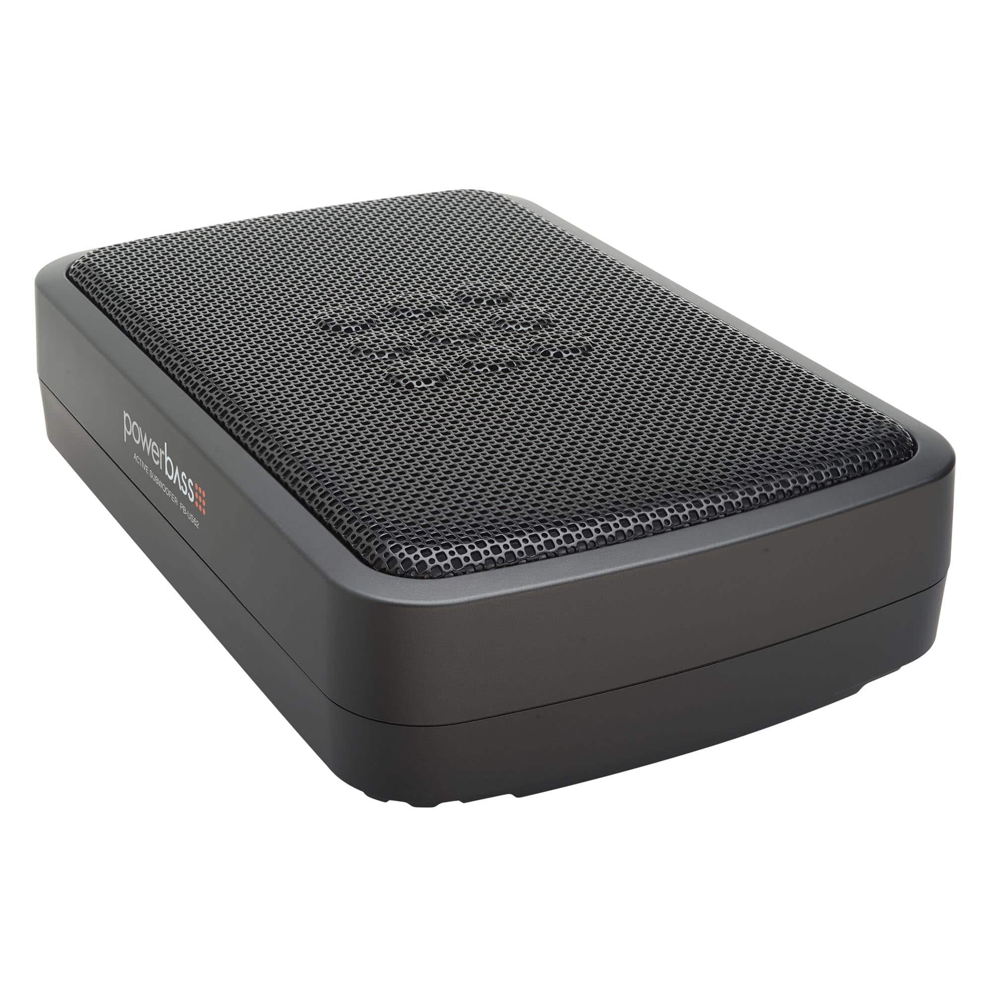 Powerbass - PB-US62 - Compact Amplified Subwoofer System - Dual 6" Subwoofers w/ Remote Gain Control - Black/Gray
