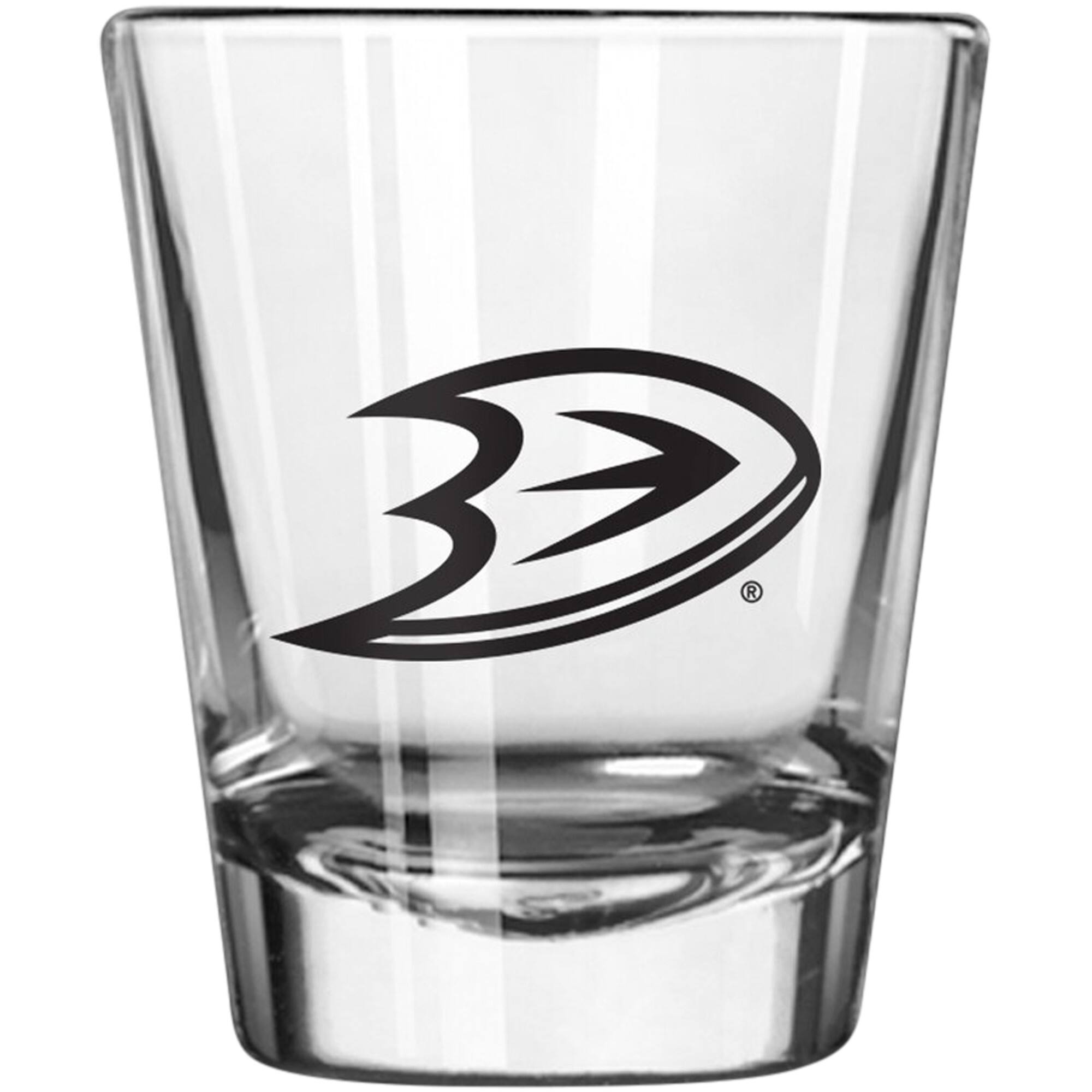 Front. Logo Brands - Anaheim Ducks 2oz. Game Day Shot Glass - Multicolor.
