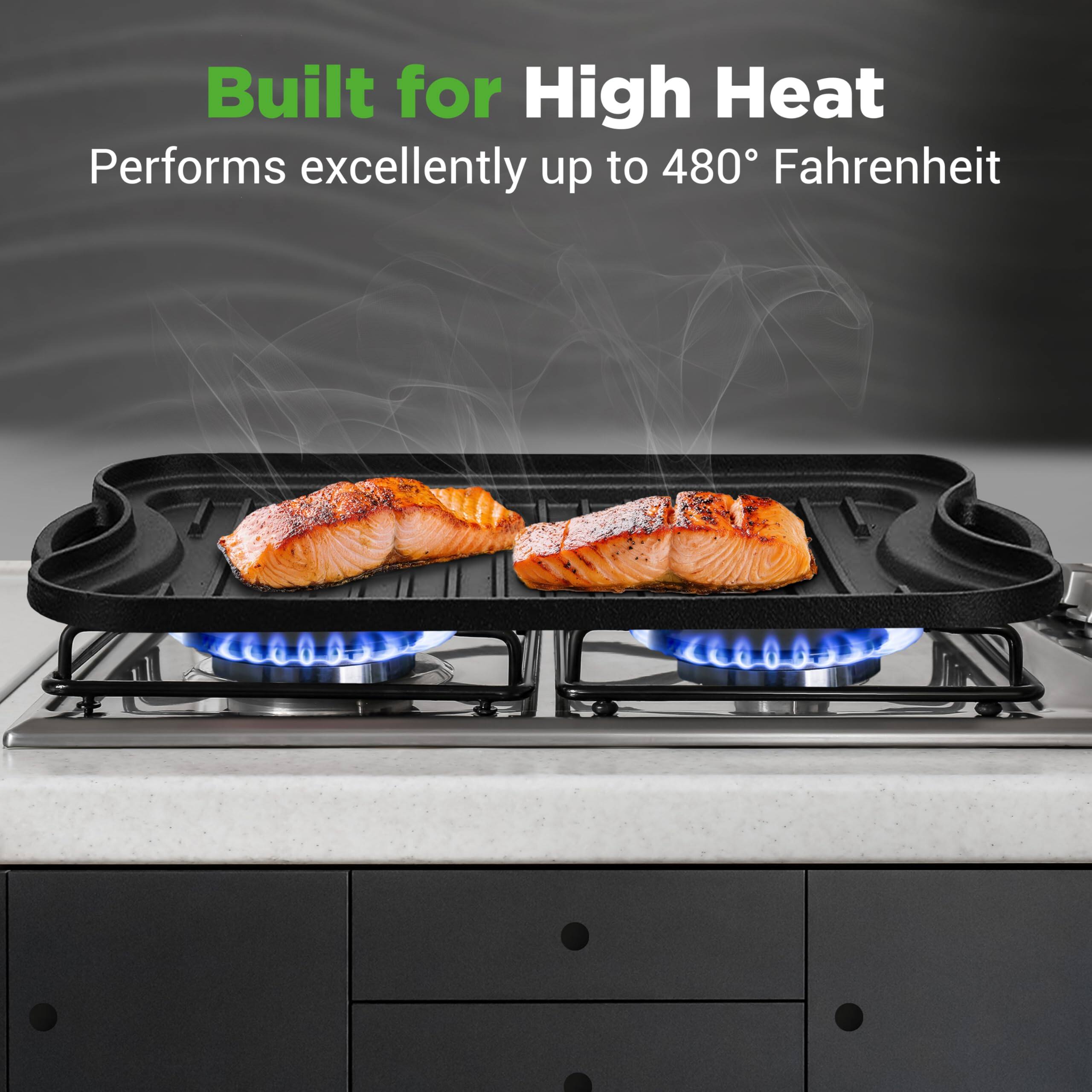 Built for High Heat  
Performs excellently up to 480° Fahrenheit