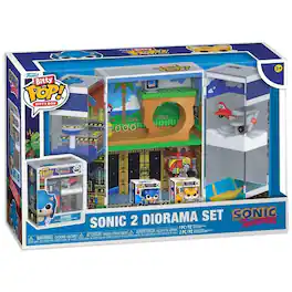 Funko - Pop! Bitty Boxes: Sonic the Hedgehog - Sonic 2 Diorama Set - Multicolor