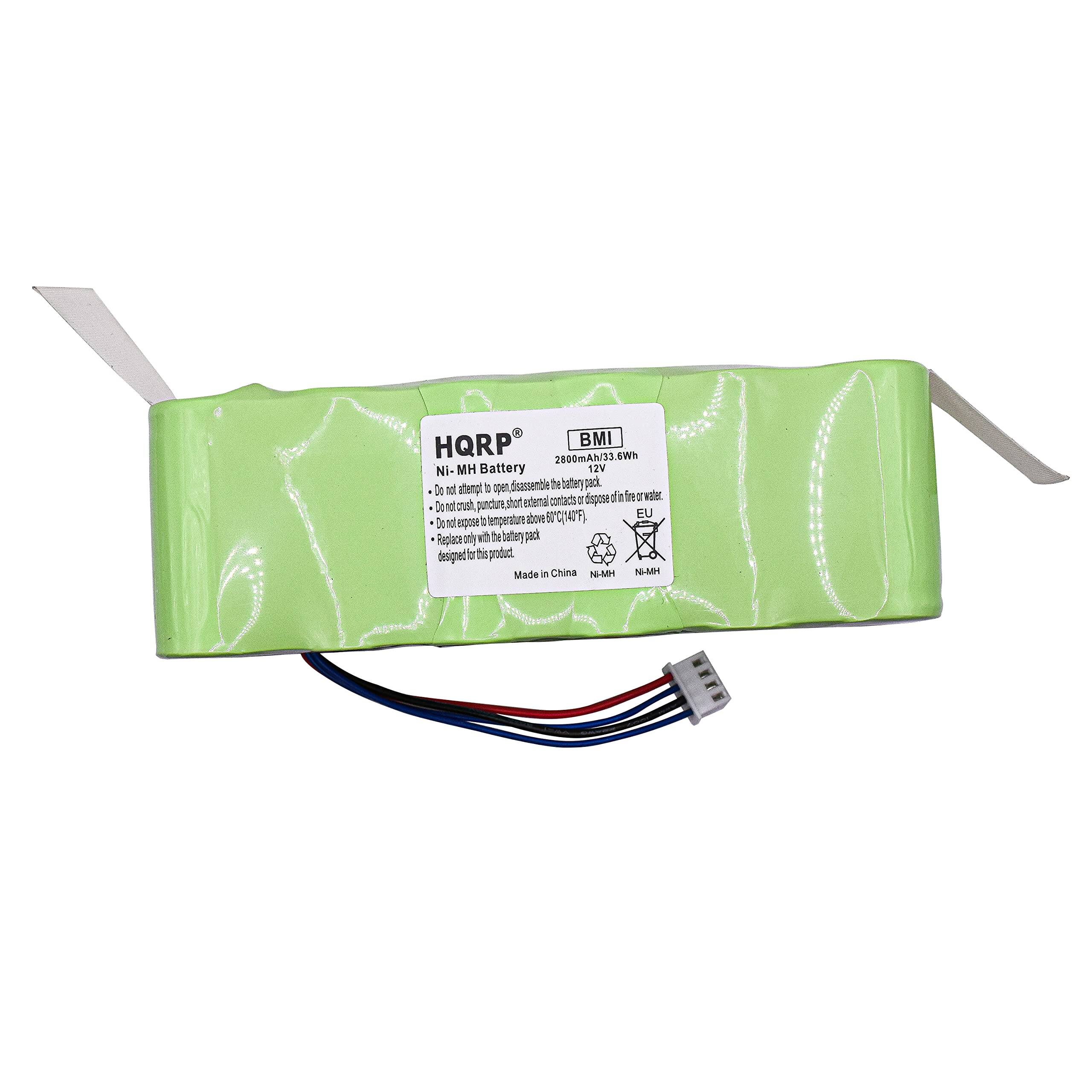 HQRP BMI 2800mAh/33.6Wh Ni-MH Battery 12V

- Do not attempt to open, disassemble the battery pack.
- Do not puncture, crush, short or expose to temperatures above 60°C (140°F).
- Do not expose to temperatures below -20°C (-4°F).
- Replace only with the battery pack designed for this product.
- Replace only with the battery pack.
- Release only the battery pack contacts and dispose of in fire or water.

Made in China

Ni-MH
