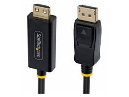 Startech - 6ft Active DisplayPort to HDMI Cable, 4K 60Hz, DP 1.4 to HDMI 2.0b, Gripping Connector