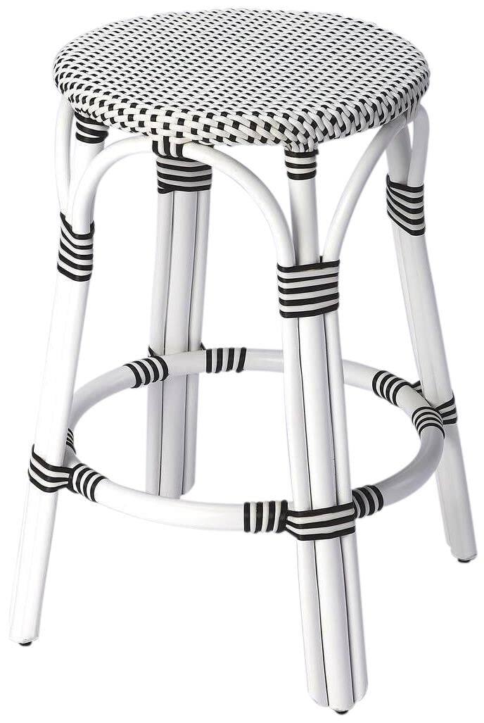 White And Black Dot