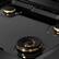 Back. ZLINE - 30 in. Wide 4 Burner Paramount Gas Rangetop with and Porcelain Cooktop in Black Satin Steel (SRTBS-BR-30) - Black Satin Stainless Steel.