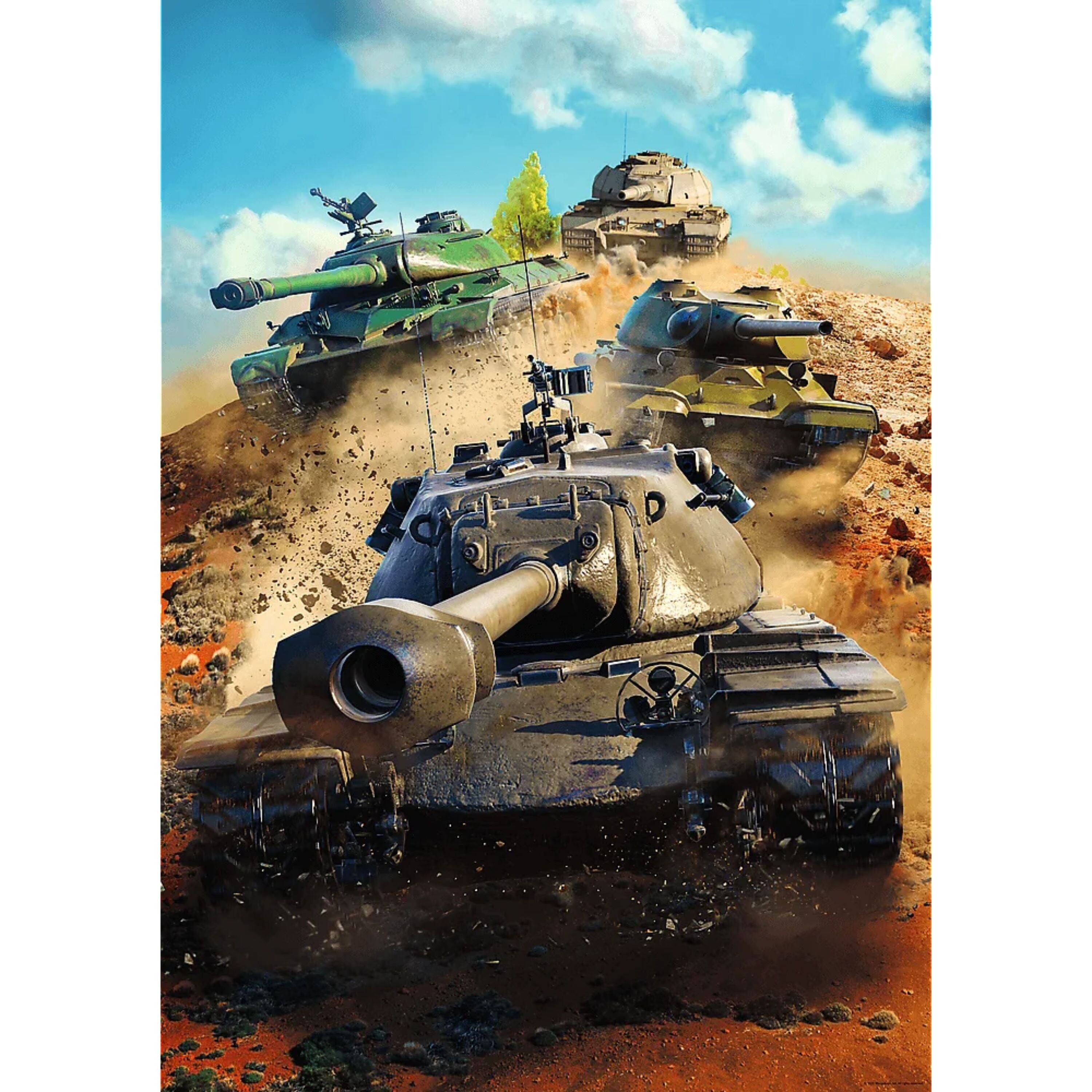 Alt View 1. Trefl - Trefl World of Tanks Tanks in Battle 1000 Piece Puzzle.