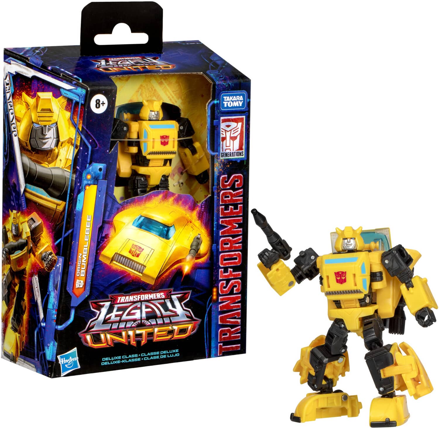Hasbro - Collectibles - Transformers - Legacy - Deluxe Class Origin Bumblebee - COLLECTABLES - Multicolor