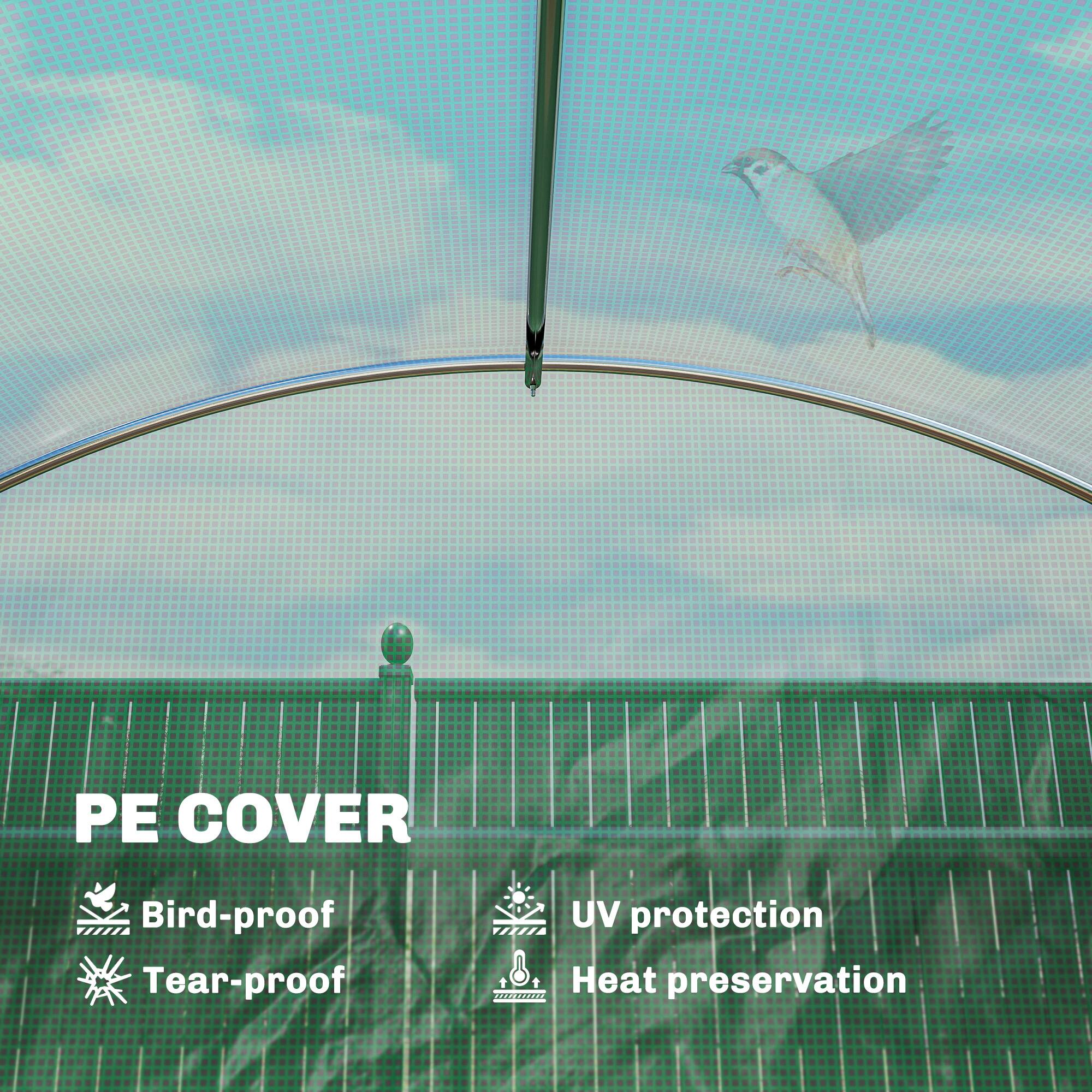 PE COVER  
- Bird-proof  
- Tear-proof  
- UV protection  
- Heat preservation