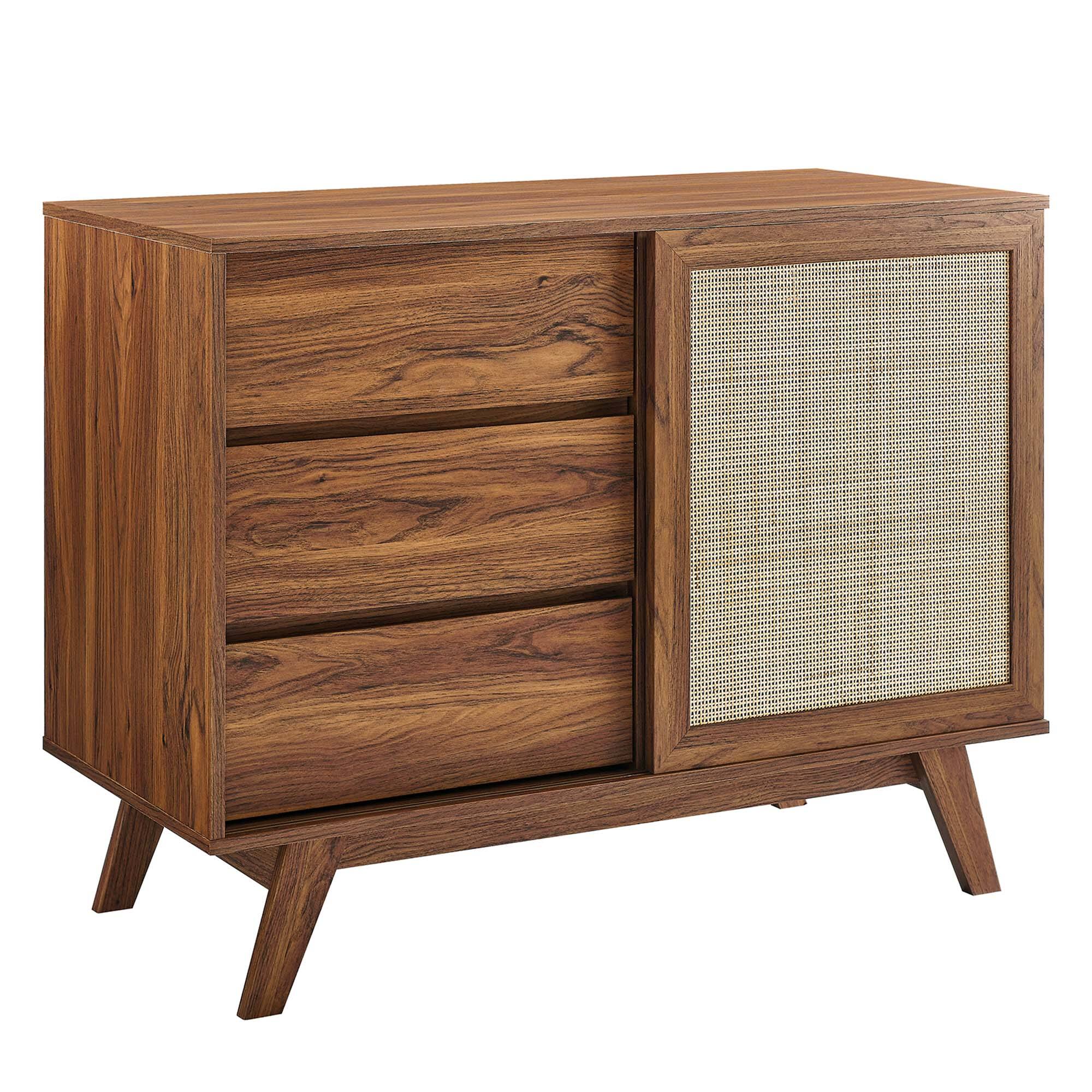 Angle. Modway - Soma 40" Accent Cabinet by Modway - Walnut.