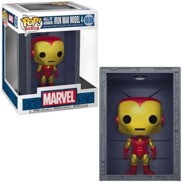 HALL OF ARMOR: IRON MAN MODEL 4  
1036  
POP! DELUXE  
MARVEL