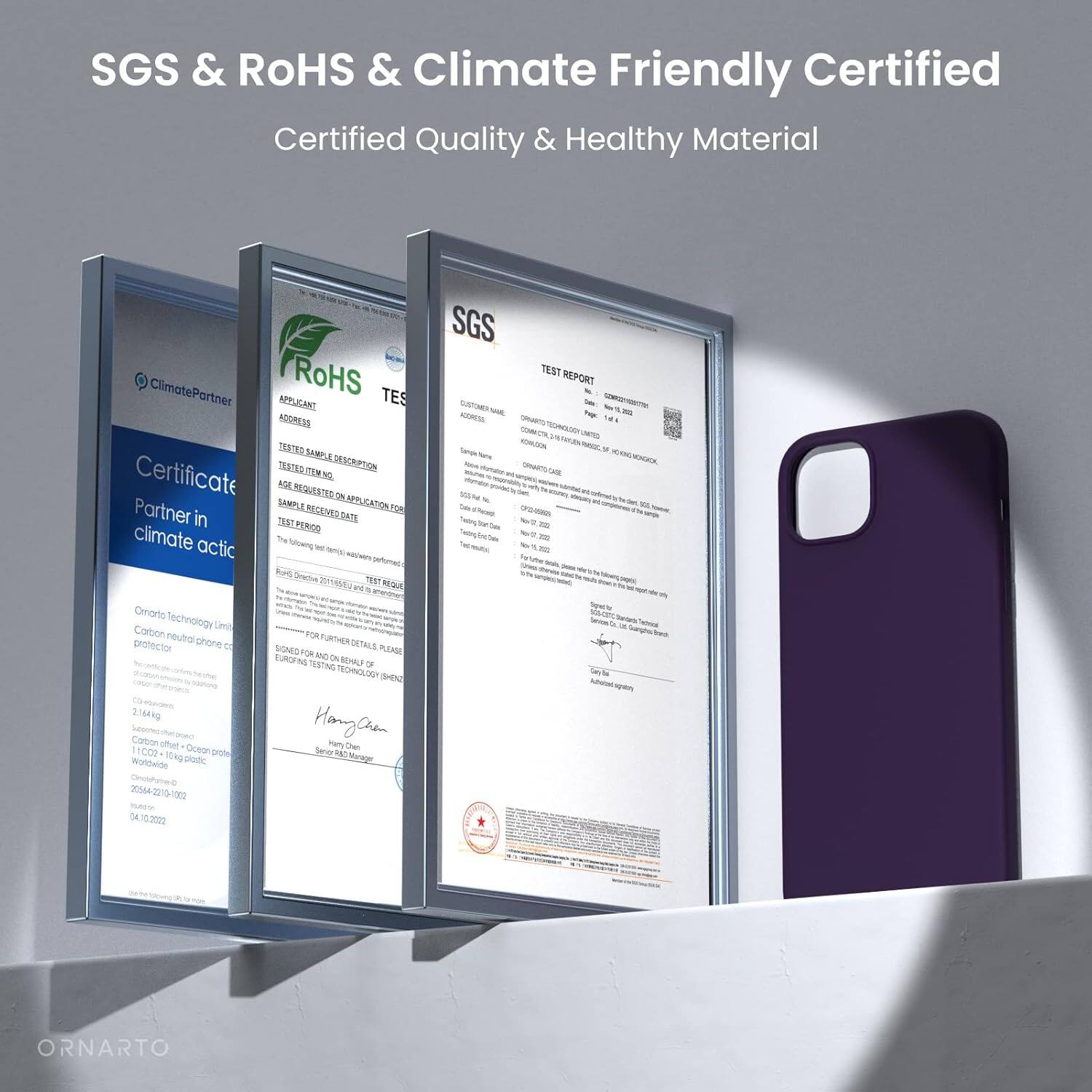 SGS & RoHS & Climate Friendly Certified
Certified Quality & Healthy Material
ClimatePartner
RoHS TES
APPLICANT
TESTED SAMPLE DESCRIPTION
CERTIFICATE
TIN
N2
NSE
REQUESTED
SAMPLE
CATON
Partner
RESULT
10e
in
TELPROD
climate actic
- Gowng -
sutturtas fr
Deachve
4
2
TRAT
v.
SGS TEST REPORT
SAnses
- - -
Tp
- -
14
d
CTS
an
- -
Satos
R
ueno
- -
san
Ss
- -
- -
as
hasny
a
Omarto Technology Lini
Carson
reubros
protector
shore
D
2164kg
-oe
Caltion
shet
I
1009
Cceon
prote
10wg
protic
Mundaide
30564-2010-1000
H
- 04.10-2010
FOR
TURTTHER
DITALE
SIND
doe
PUIAA
SUROFNS
MN
IN
N
TESTING
EEH
- TECHNOLOGIY
SHENZ
Hargahmn
Pry
Jee
Chee
INT
Meae
ORNARTO