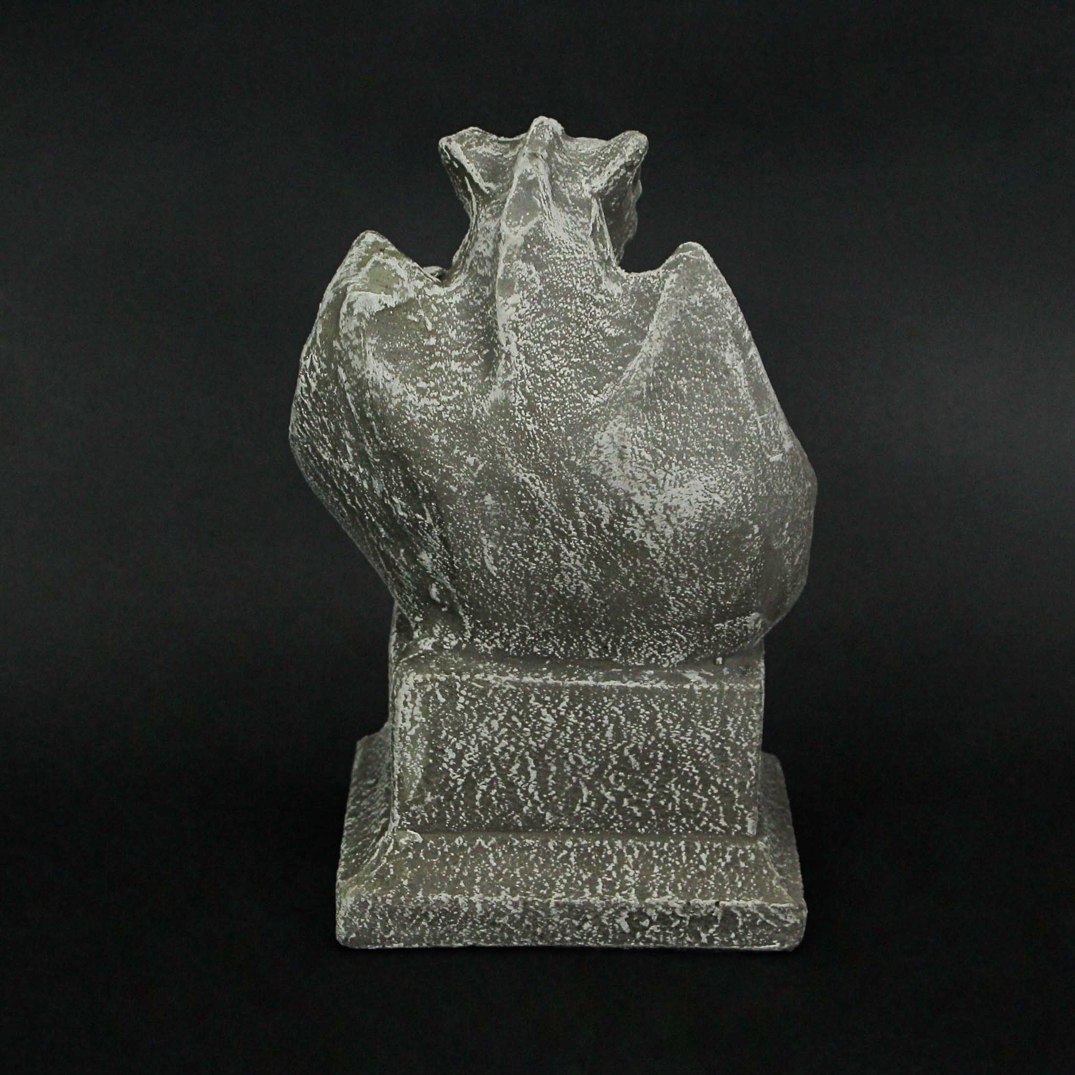 Alt View 2. Zeckos - Gargoyle With Laptop Computer Concrete Statue - Gray.